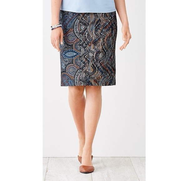 J. Jill Dresses & Skirts - Elegant Paisley Skirt